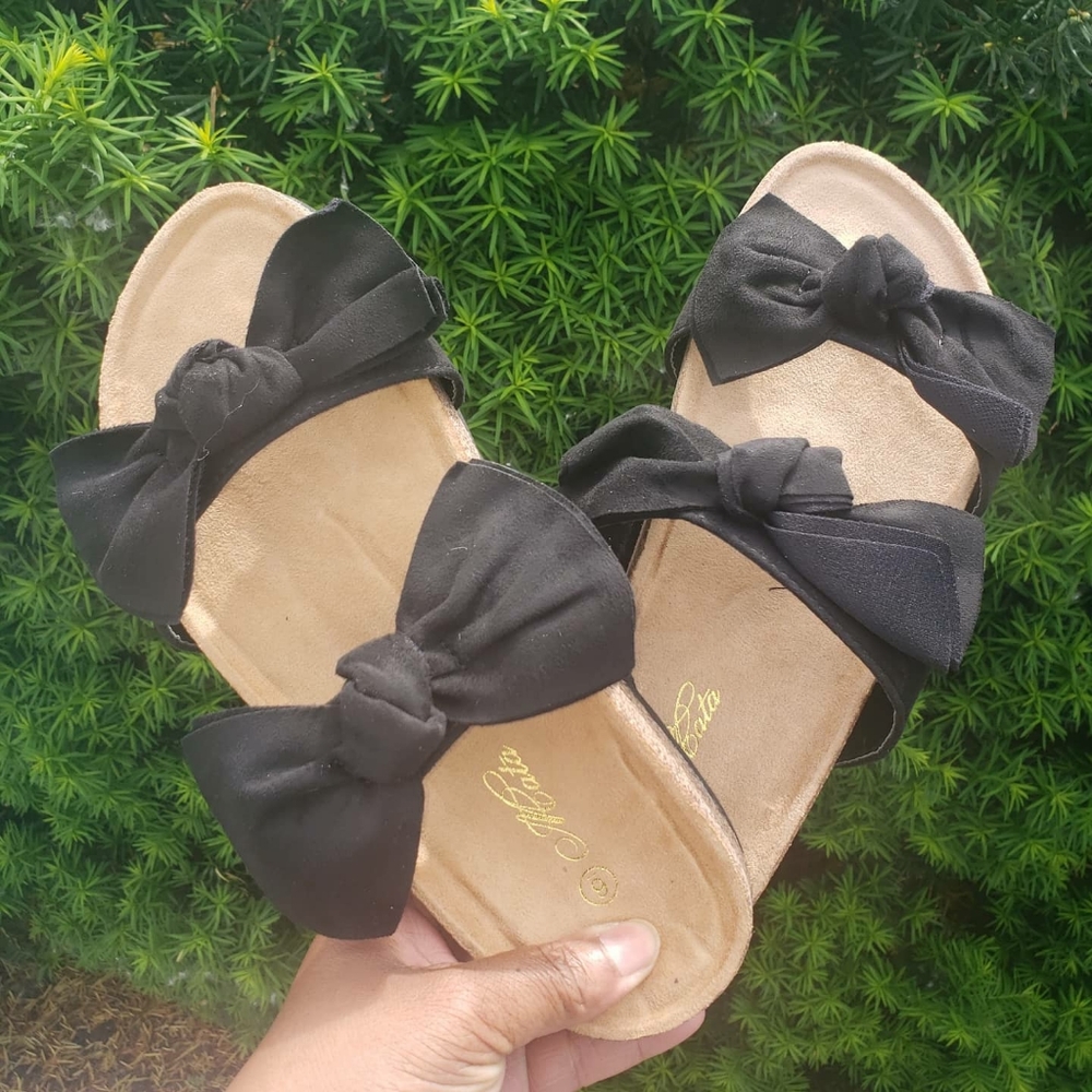 Double Bow Sandals